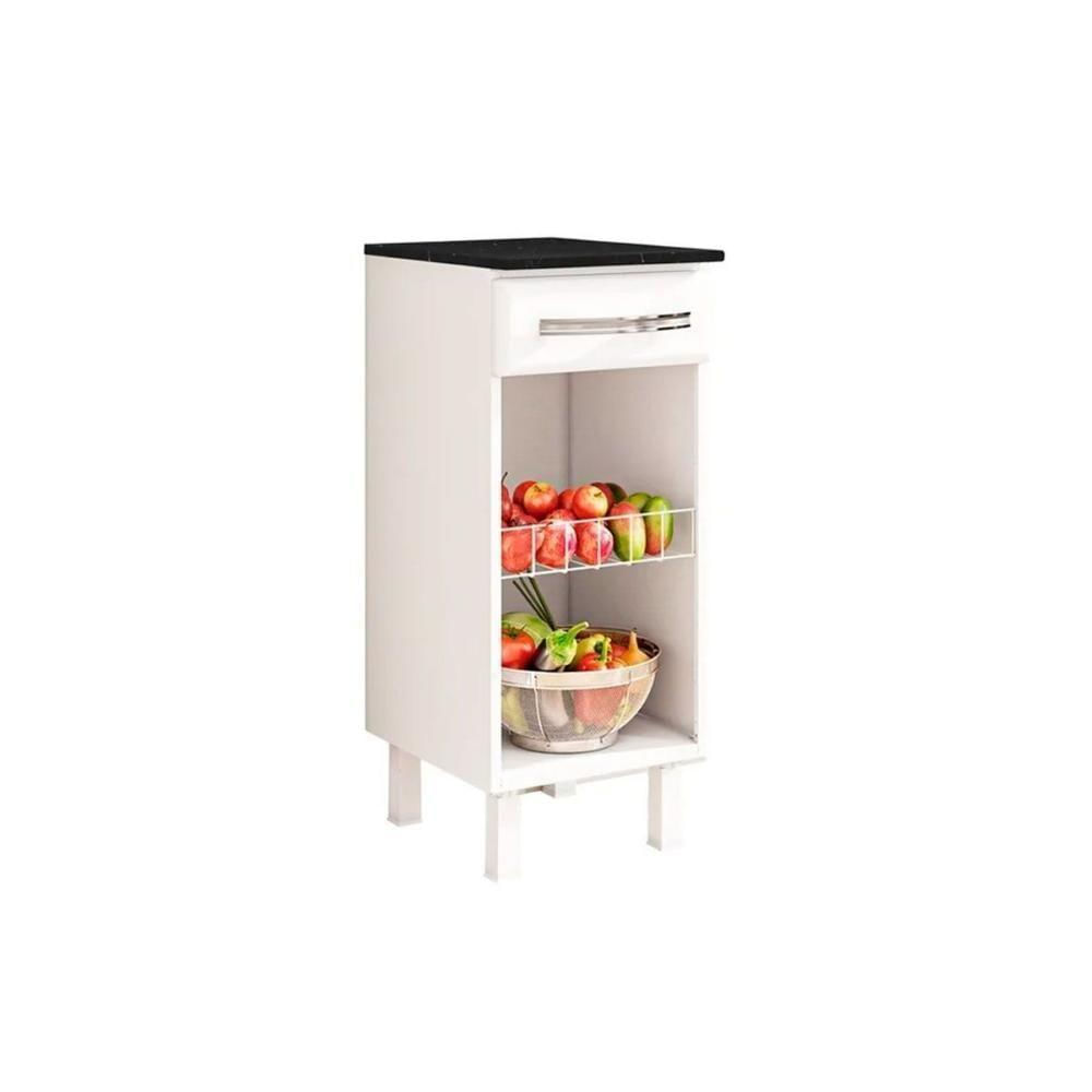 Balcão Fruteira Cozinha C- 1 Gaveta 35cm Branco - Telasul