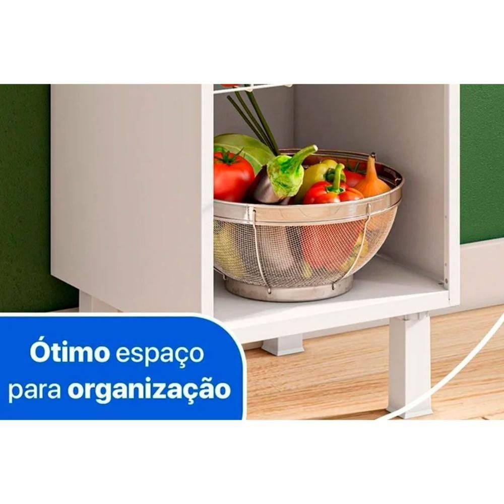 Balcão Fruteira Cozinha C- 1 Gaveta 35cm Branco - Telasul