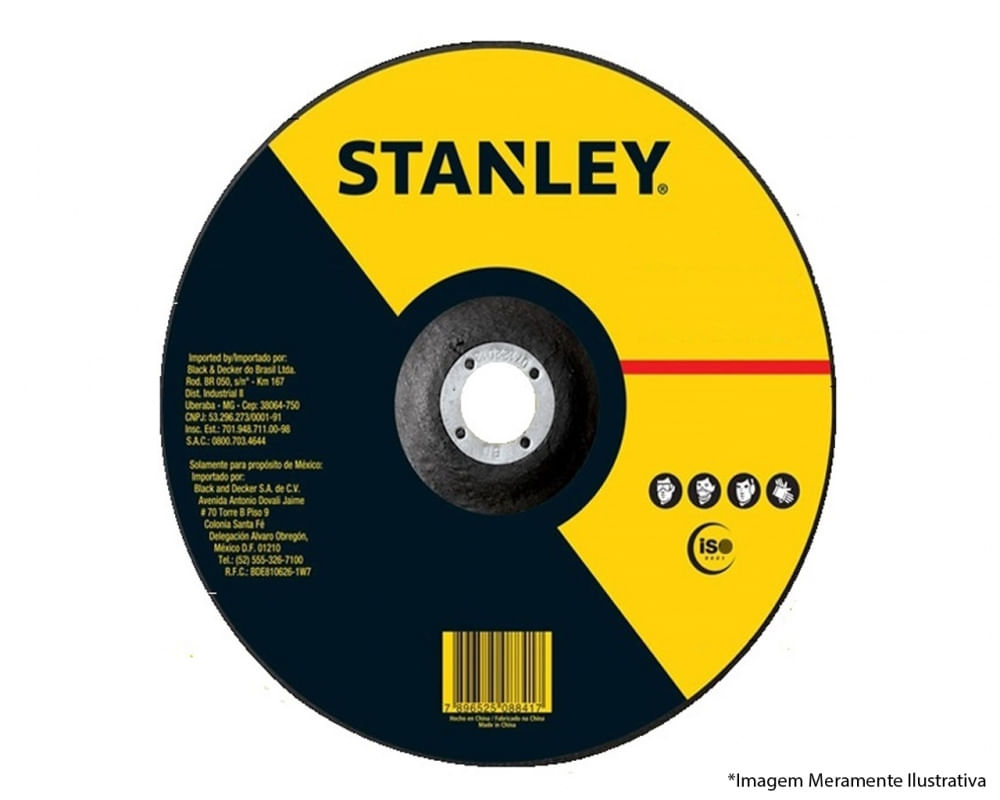 Disco Corte Inox Stanley 4.1/2X1/16X7/8