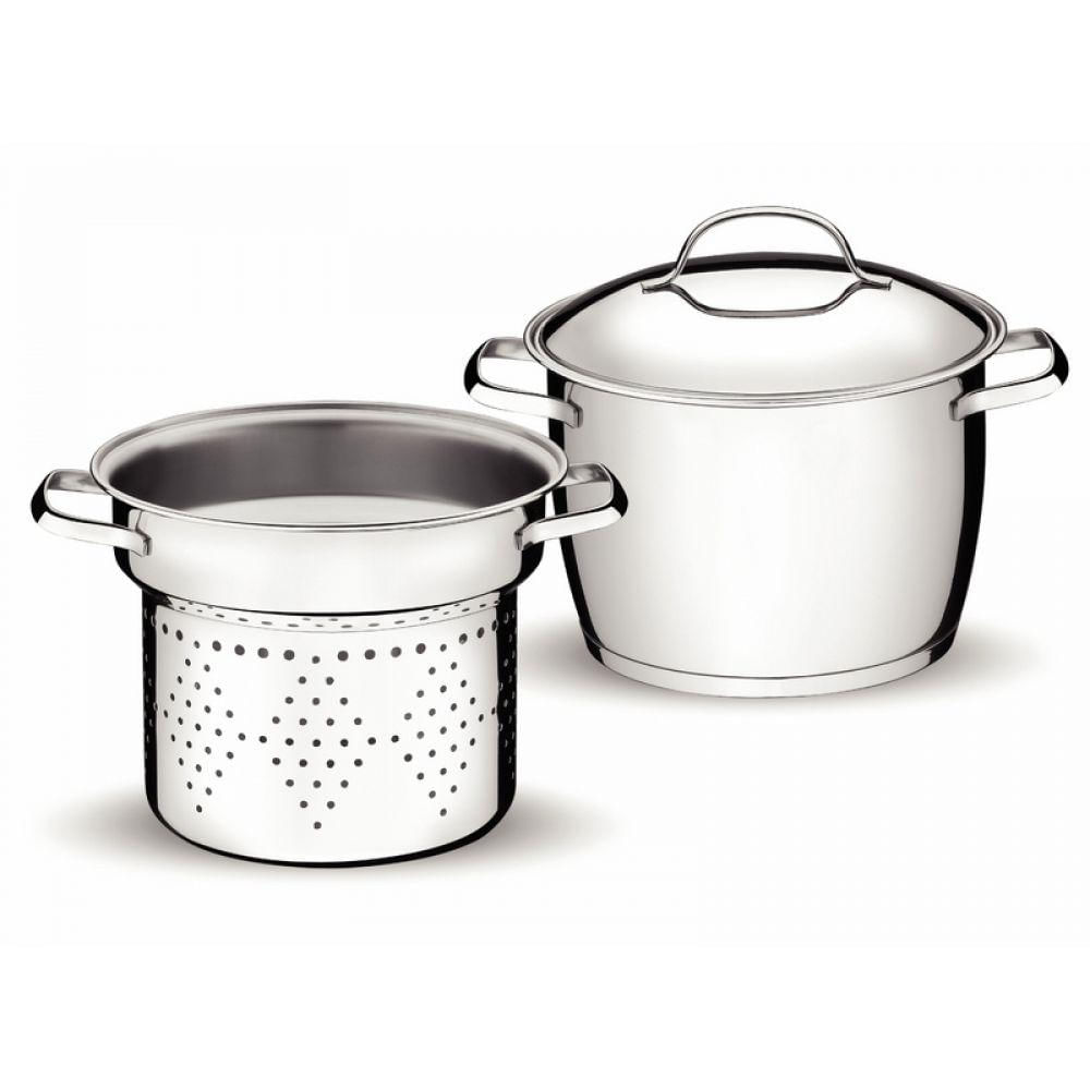 Jogo Cozi-pasta Allegra Aço Inox 20cm 4 Litros Tramontina