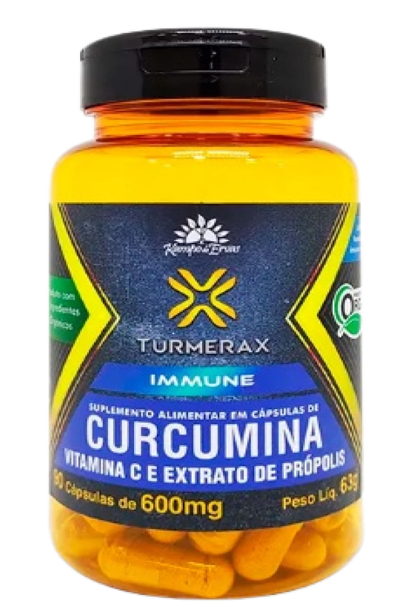 Turmerax Immune Kampo de Ervas 90 Cápsulas 600mg