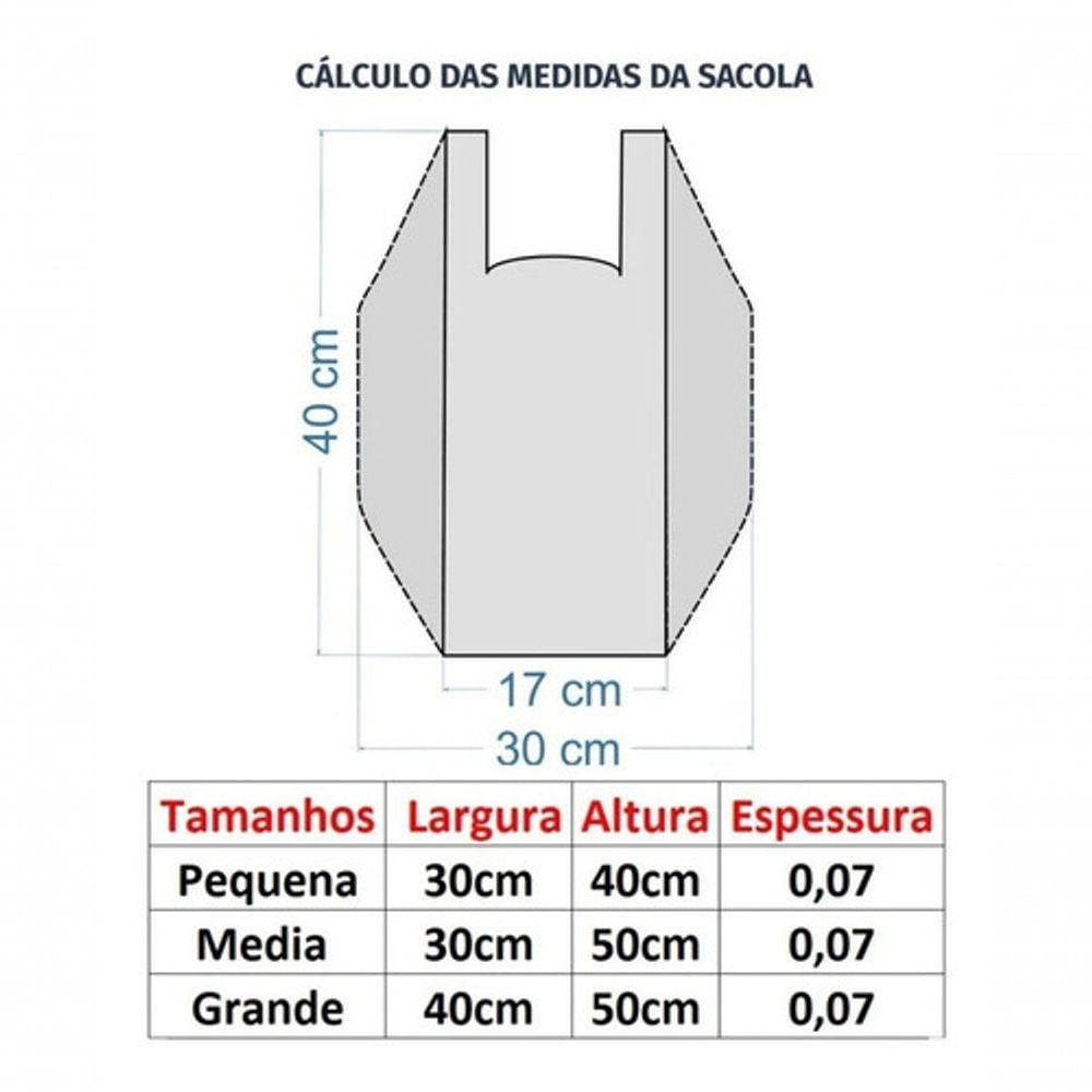 Sacolas Plasticas Verde Reciclada 30x40 Pct 4 Kg