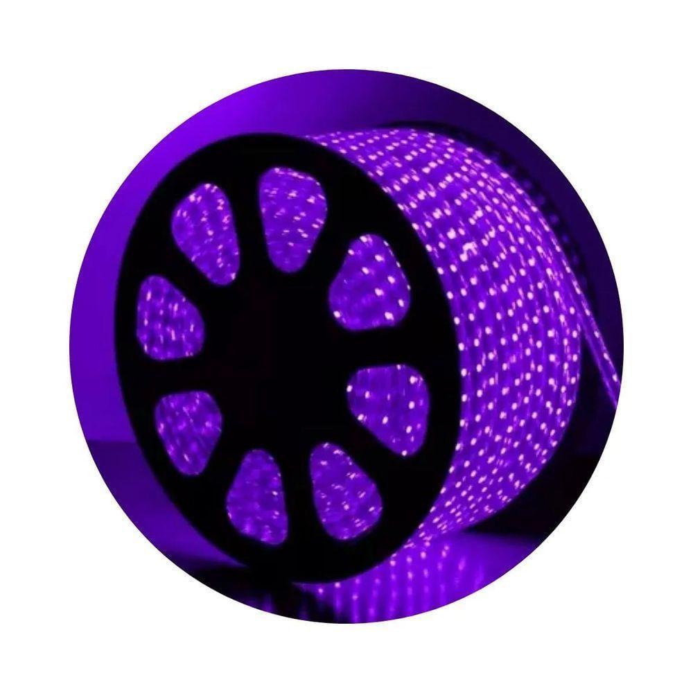 Mangueira 13 Mm 3600 Led 220v Corte Por Metro Lilás