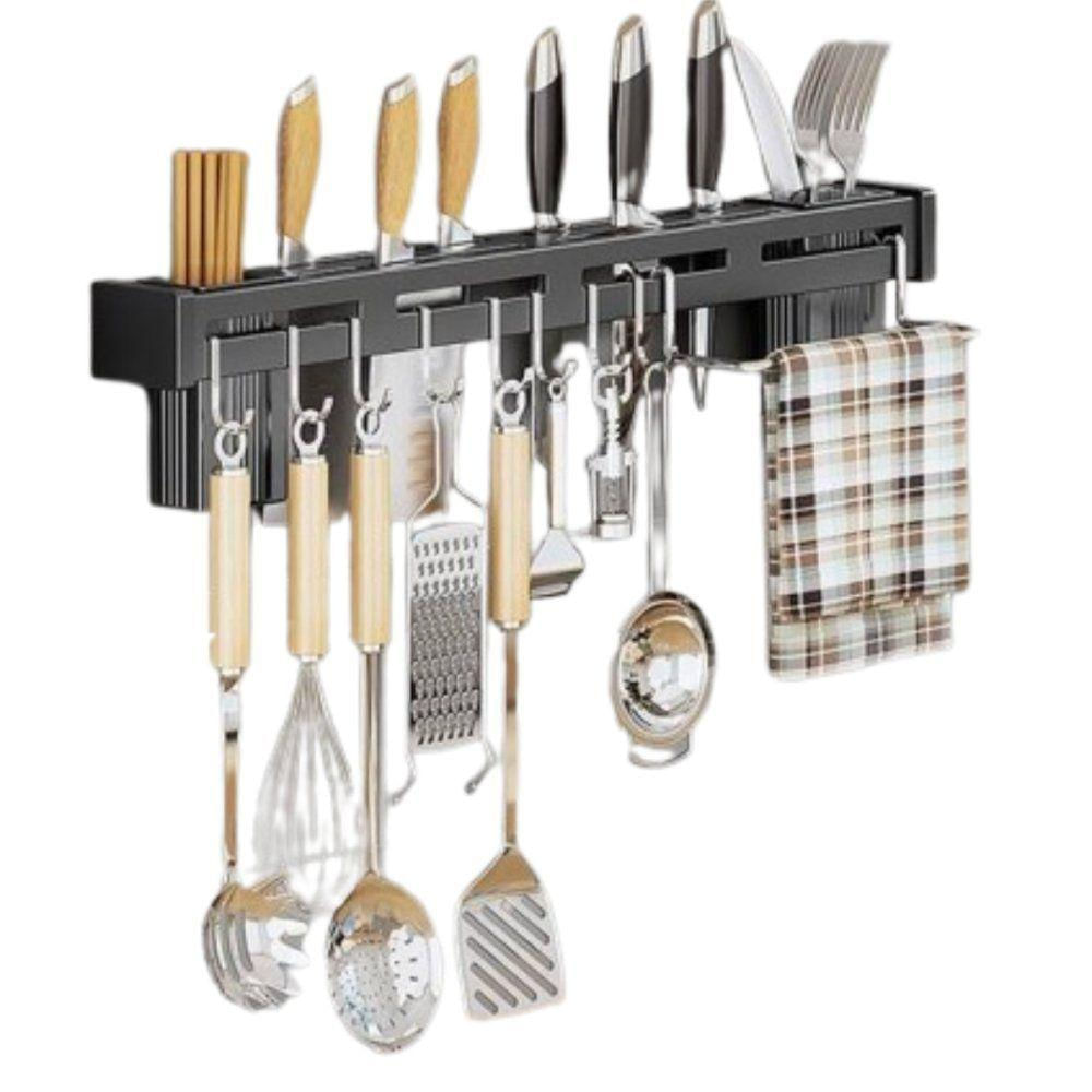 Suporte Organizador Para Utensílios De Cozinha 8 Ganchos