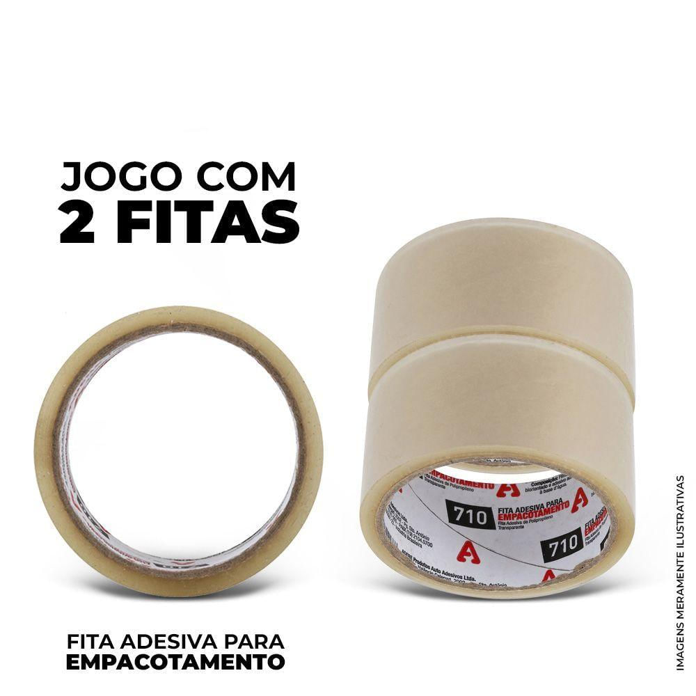 Fita Transparente Para Empacotamento 02 Unid. 45mmx40m - 710 - Adere