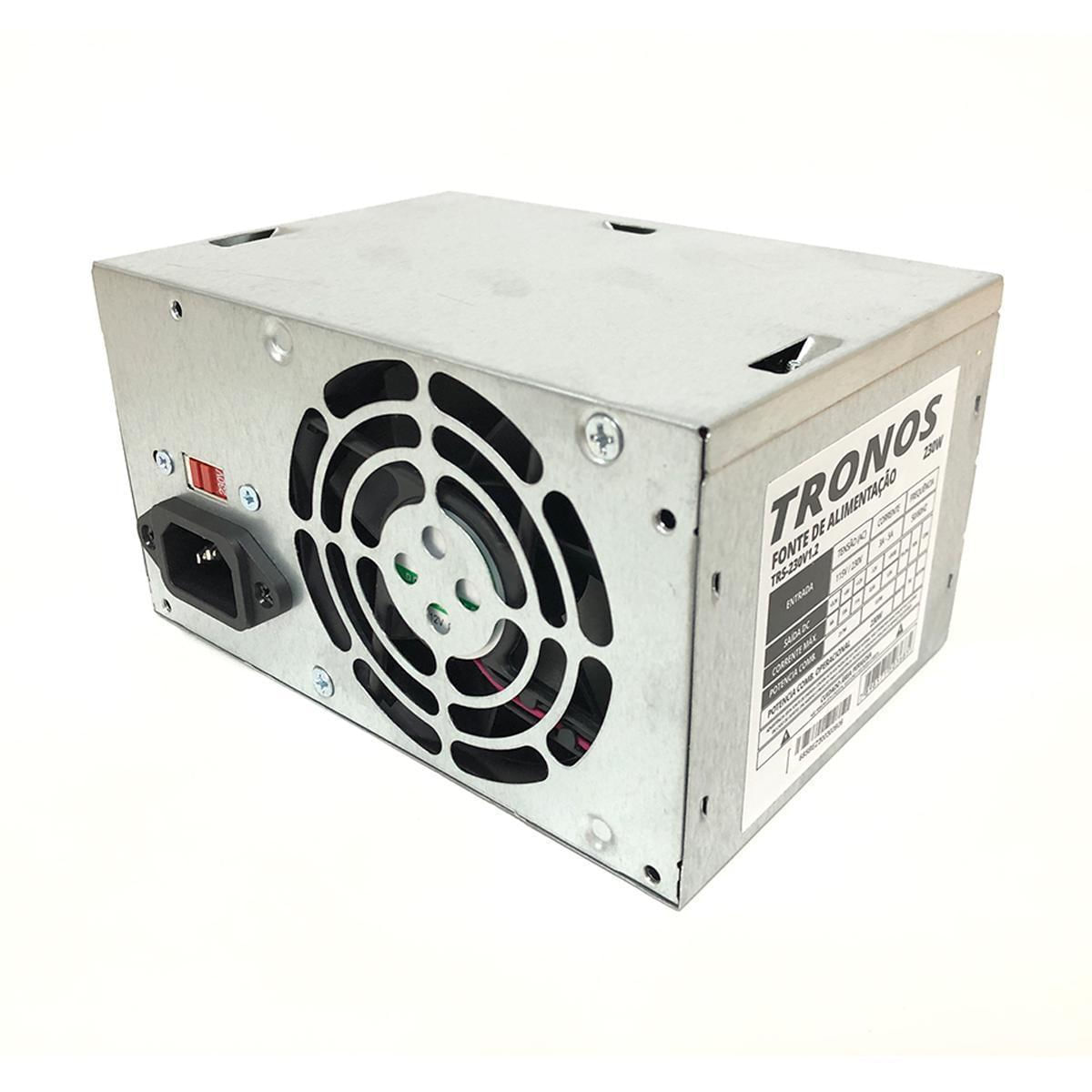 Fonte Tronos Trs-230 V1.2 230W 24 Pinos Oem Sem Cabo