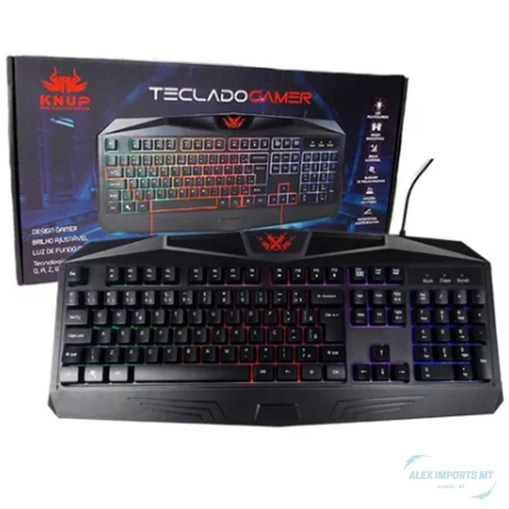 Teclado Para Computador Semi-Mecanico Com Luzes