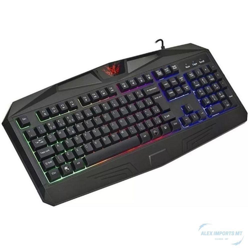 Teclado Para Computador Semi-Mecanico Com Luzes