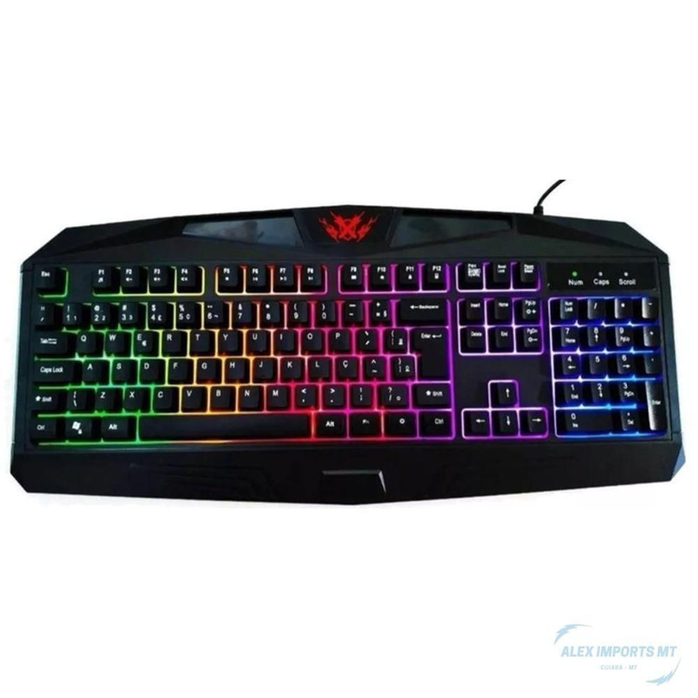 Teclado Para Computador Semi-Mecanico Com Luzes