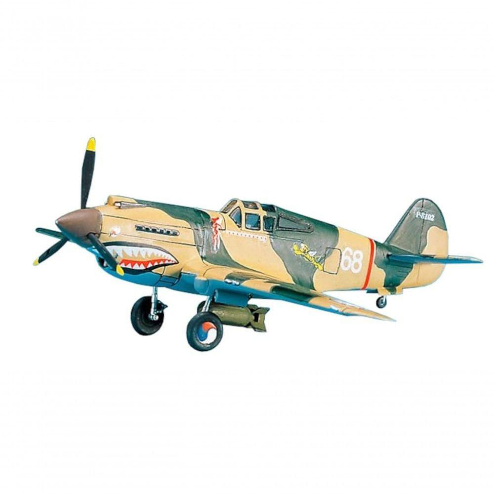 Academy Curtiss P-40b Tomahawk 1-72 - Modelo de Avião Com Decalques