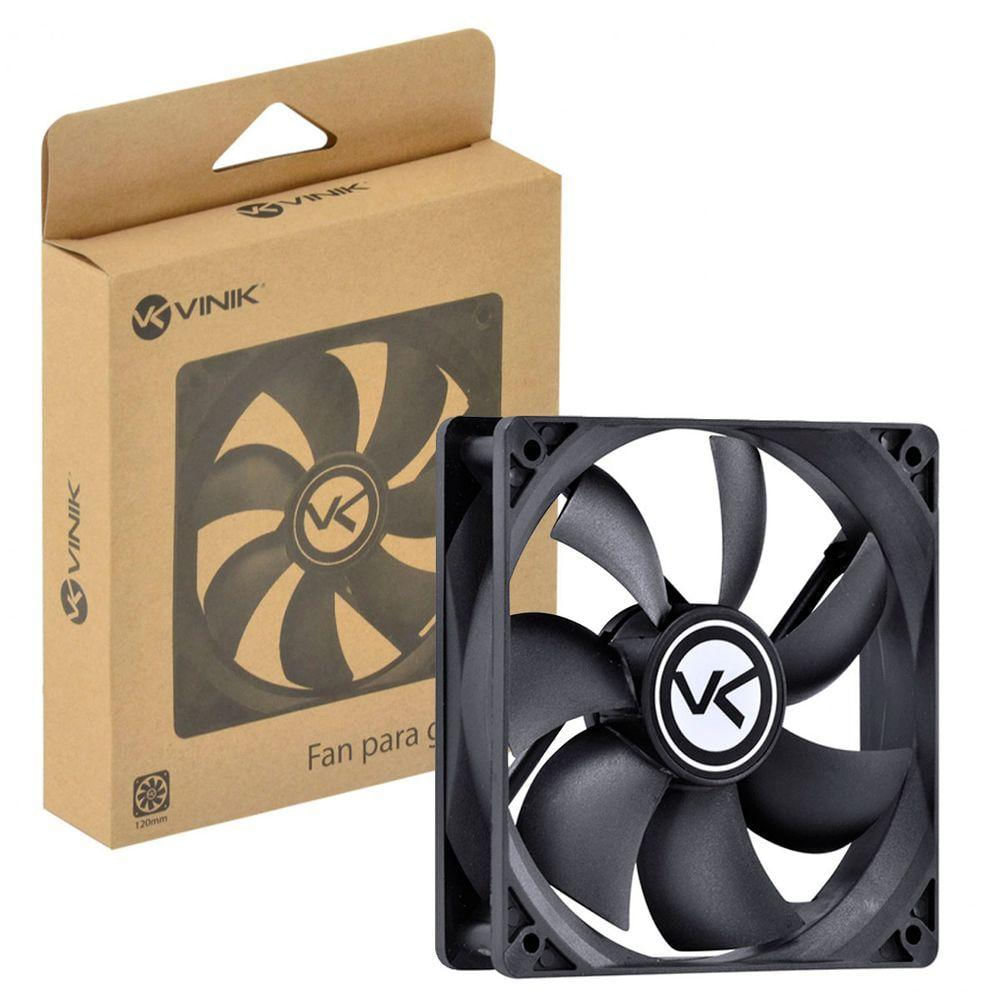 Cooler Fan Vinik, 120mm, Preto - Cf120