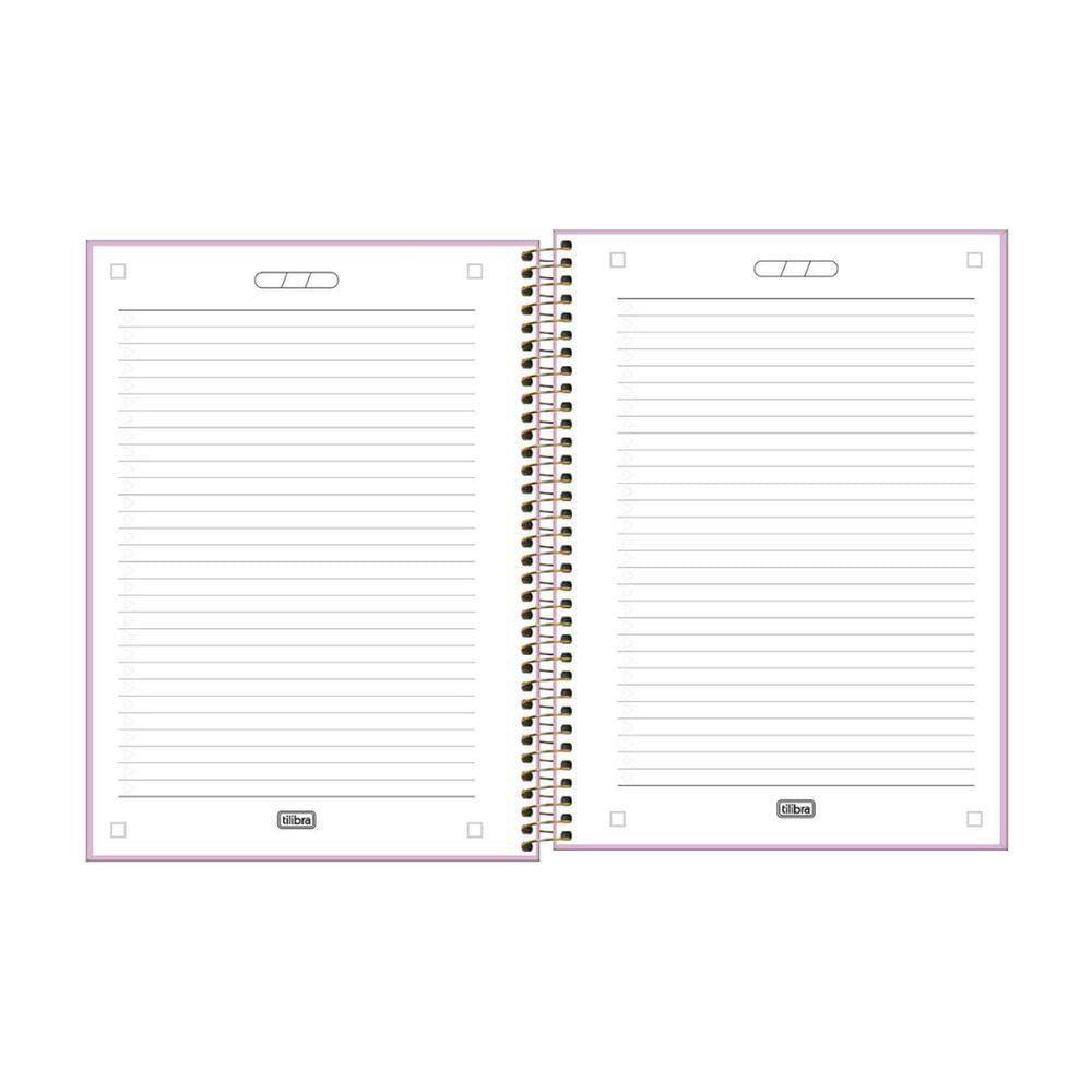 Caderno Espiral Capa Plástica 1 Matéria - 80 Folhas - Connect Neon Feminino - Tilibra