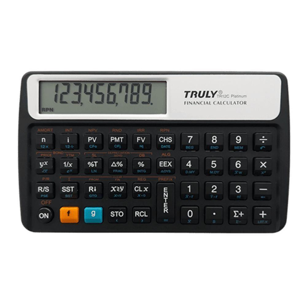 Calculadora Financeira Truly Tr12c Platinum Rpn Algebrica