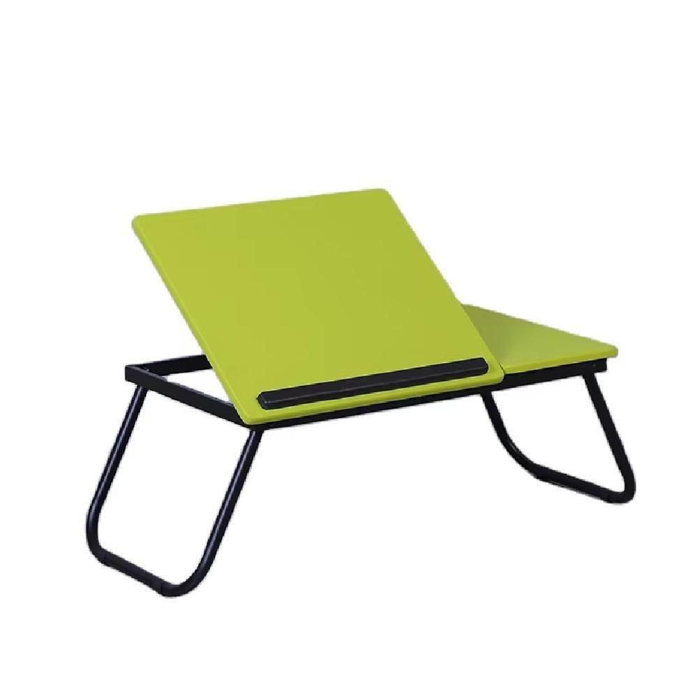 Suporte Para Notebook Mesa Em Madeira Cama Ajustável Dobrável Portatil Multifuncional Sofá Home Office Verde