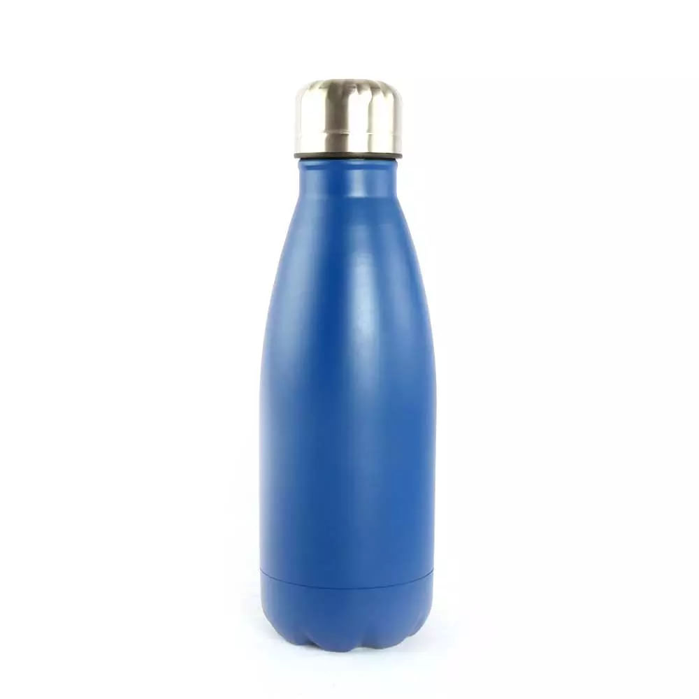 Garrafa Squeeze Le Colore Inox Azul 500ml