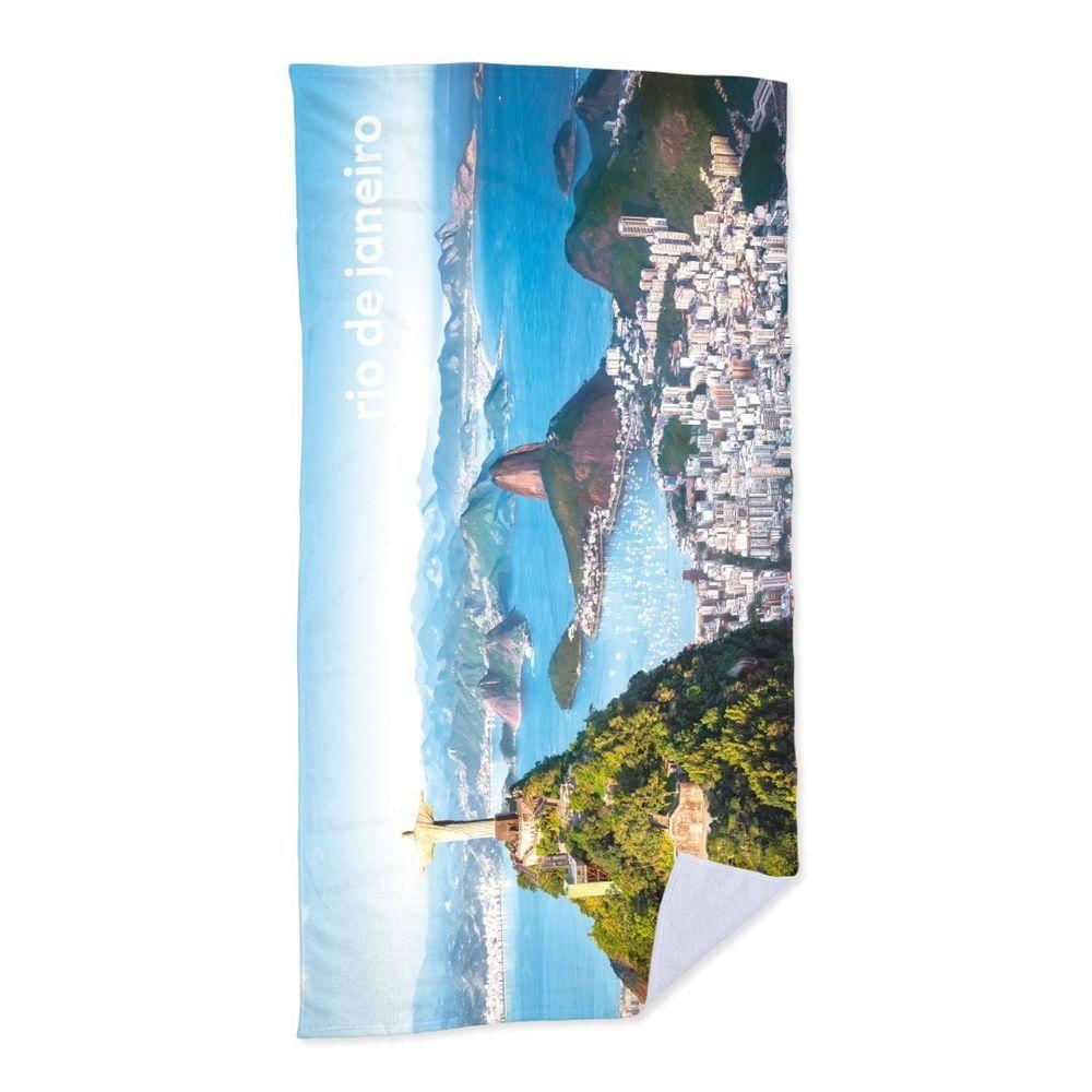 Toalha De Praia - Rio De Janeiro Visão Do Cristo Redentor