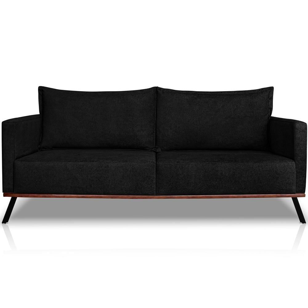 Sofa Aya 3 Lugares Para Sala De Estar 200cm Boucle 3304 Ezz 3304