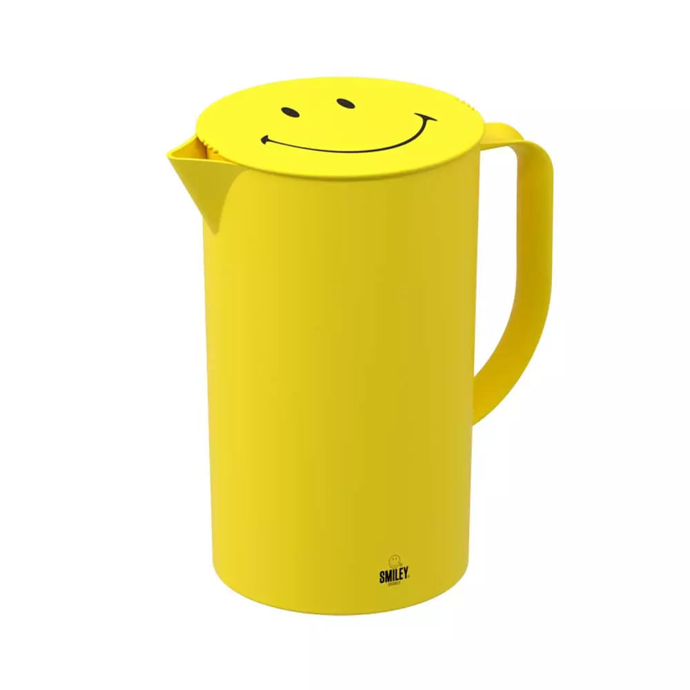 Jarra de Plástico com Tampa Brinox Casual Disney Amarelo 2L