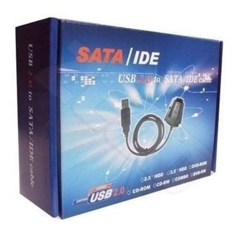 Adaptador Usb 2.0 Hd Externo Ide Sata 250gb 500gb 750gb 1tb