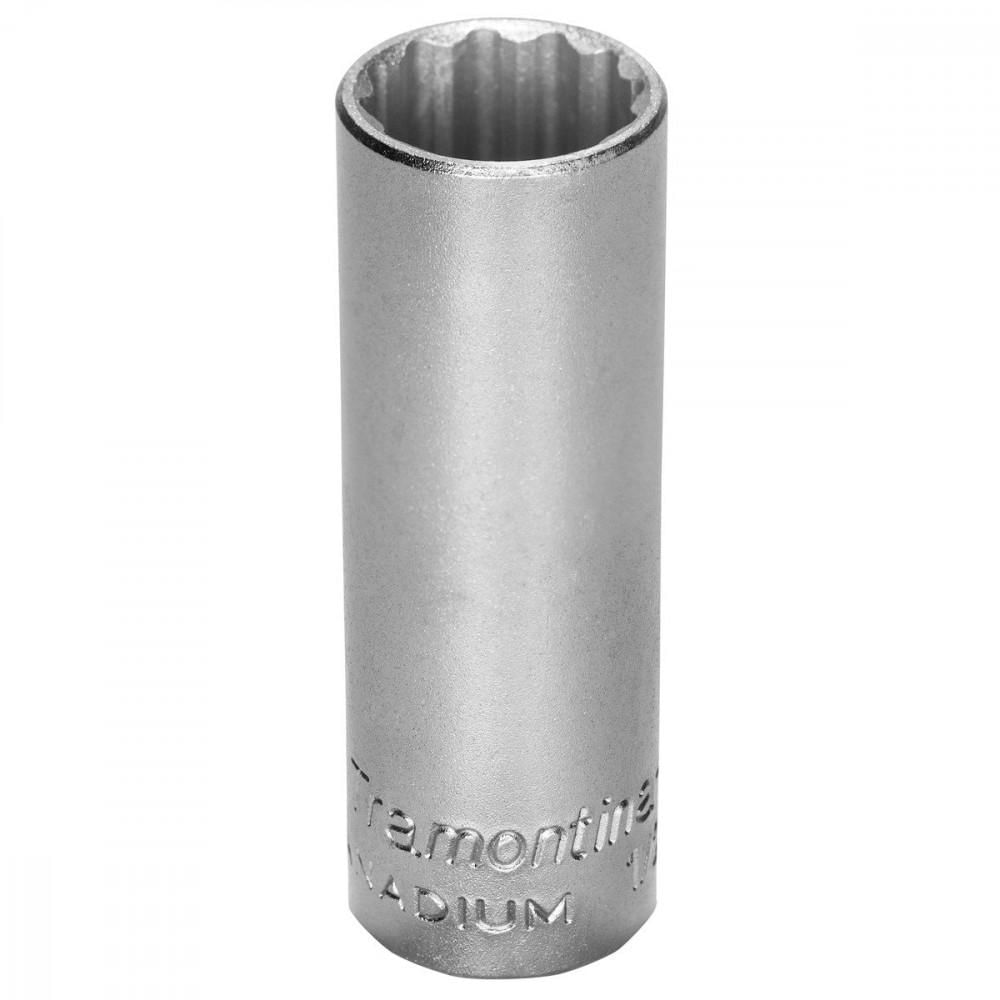 Soquete Estriado Longo em Aço Cromo Vanadio 15/16" - Encaixe 1/2" Tramontina PRO