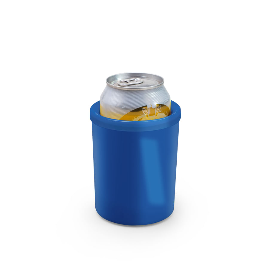 Porta Lata 350ml Térmico para Adesivar - Azul