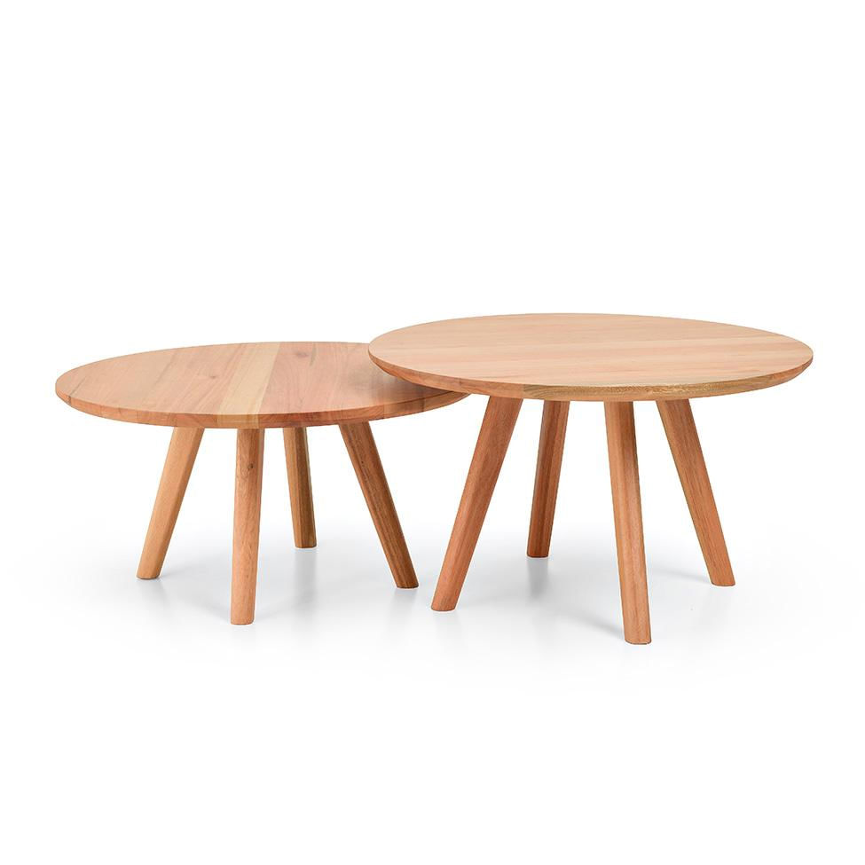 Mesa de Centro Redonda Sabrina Natural 35 cm