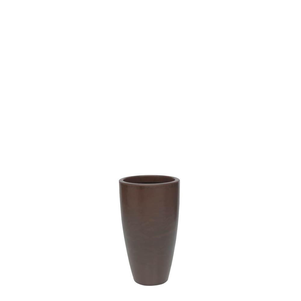 Vaso Verona Alto Brilho 30x53cm Antique Rusty