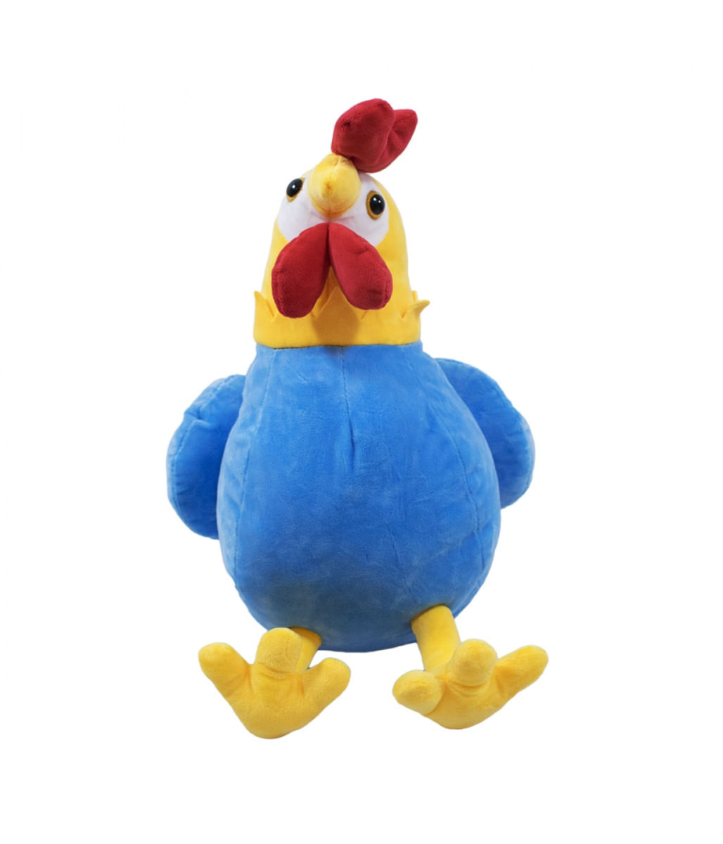 Galo Azul 34cm - Pelúcia - Tudo em Caixa