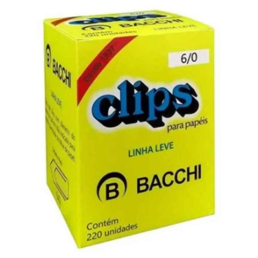 Clips 6/0 Galvanizado Bacchi 500 Grs