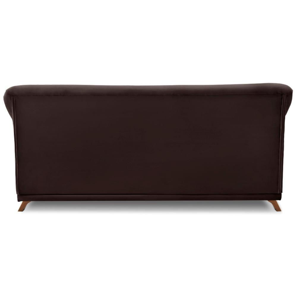 Sofa 2 Lugares Retro Polo 180cm Com Almofada Suede 1102 Ezz 1102