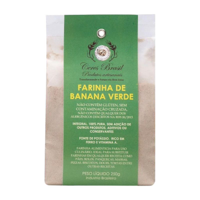 Farinha de Banana Verde Sem Glúten Ceres 200g