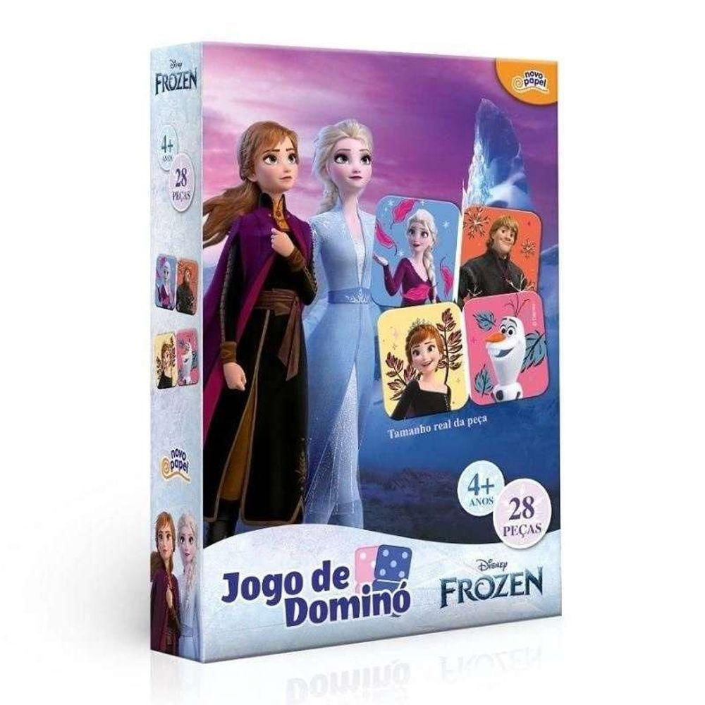 Jogo De Dominó Disney Frozen 28 Peças Toyster