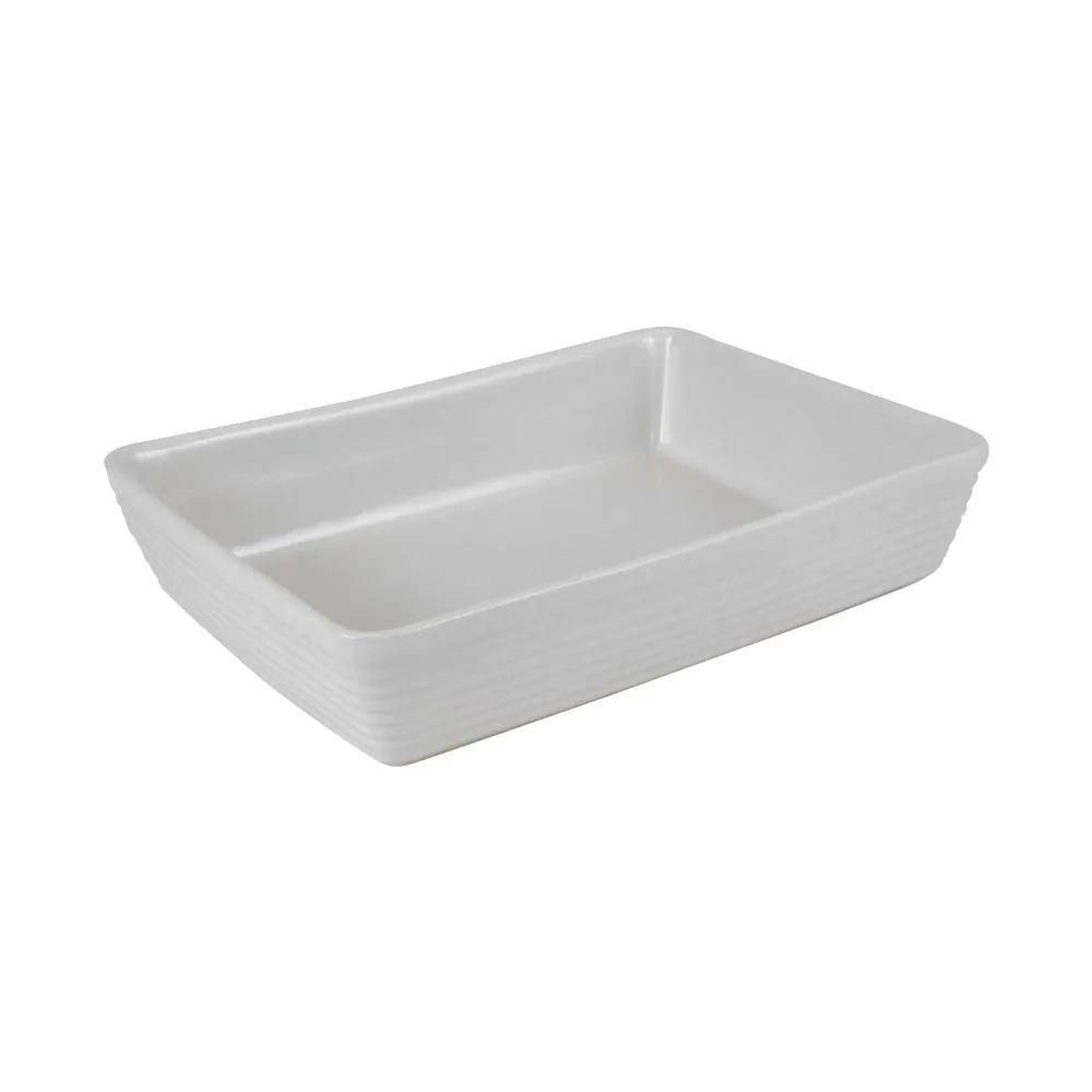 Assadeira Retangular 33cm Gourmet Branco - Jomafe