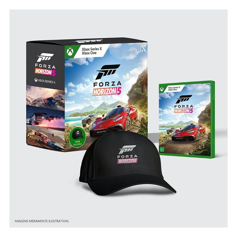 Forza Horizon 5 Exclusivo c/ Boné Forza - Xbox Series X, One