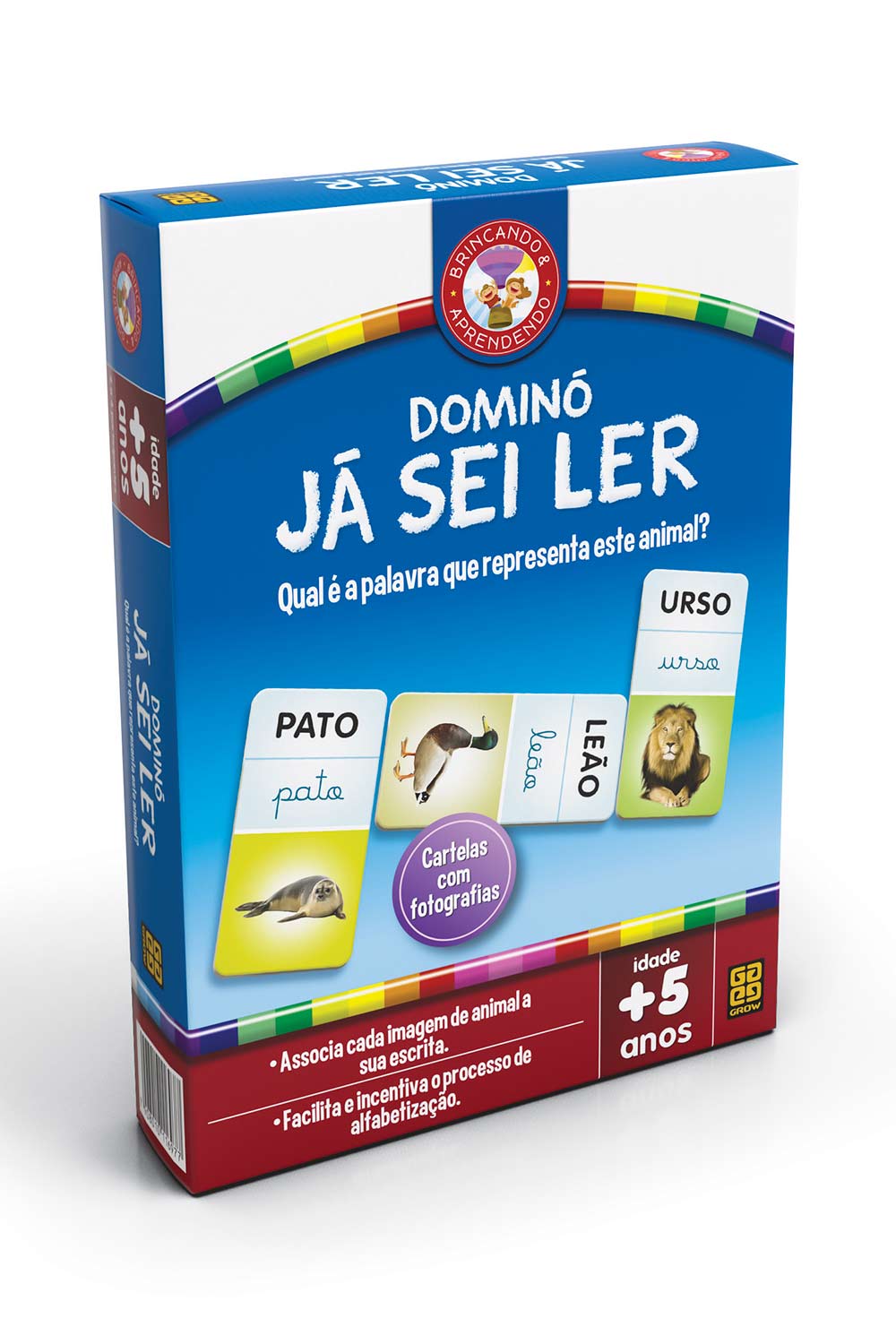 Jogo Dominó Grow Já Sei Ler Le Biscuit 5339