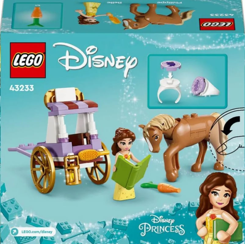 Disney Princess Carruagem Da História Da Bela -  Lego 43233