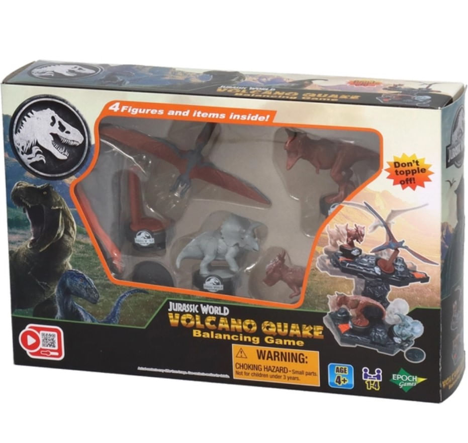 Erupção vulcânica jogo equilíbrio Jurassic World Epoch 7512