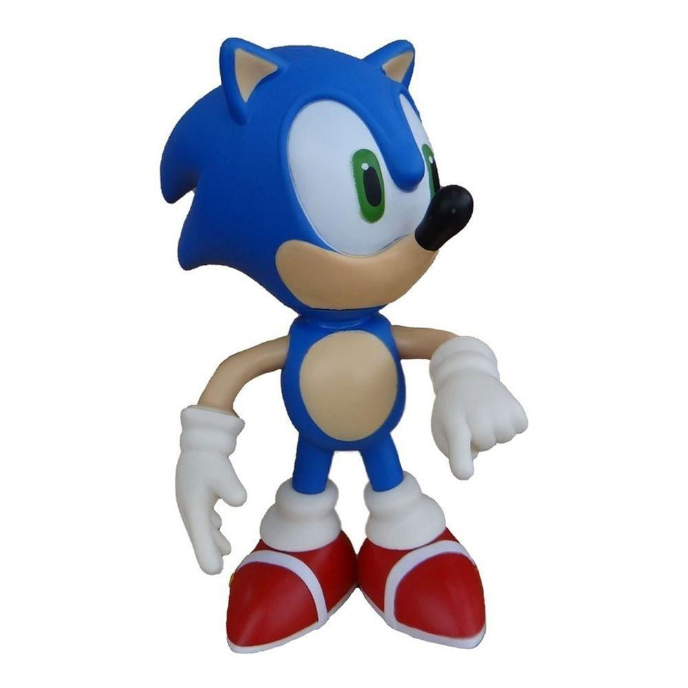 Bonecos Action Figure Sonic Articulados Colecionáveis 23cm azul