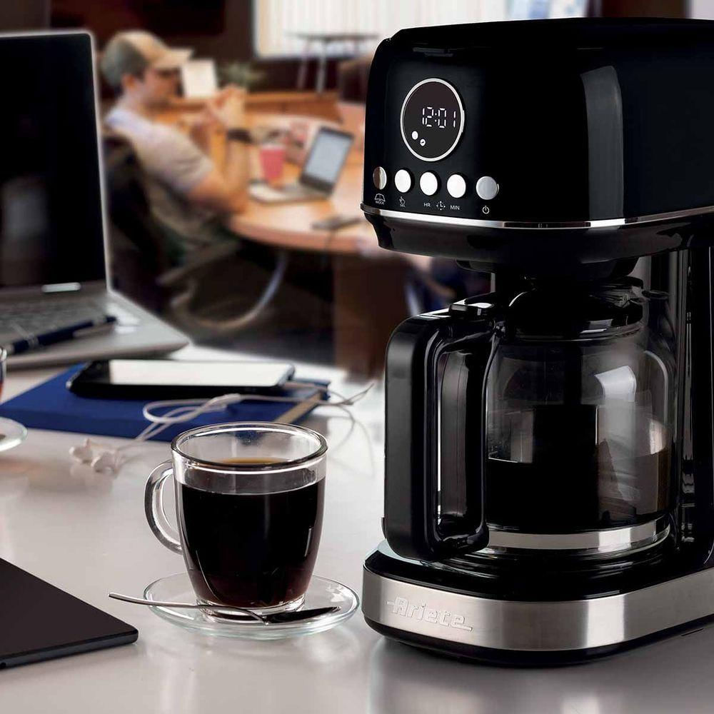 Máquina De Café Programável Moderna 110V Ariete Preta