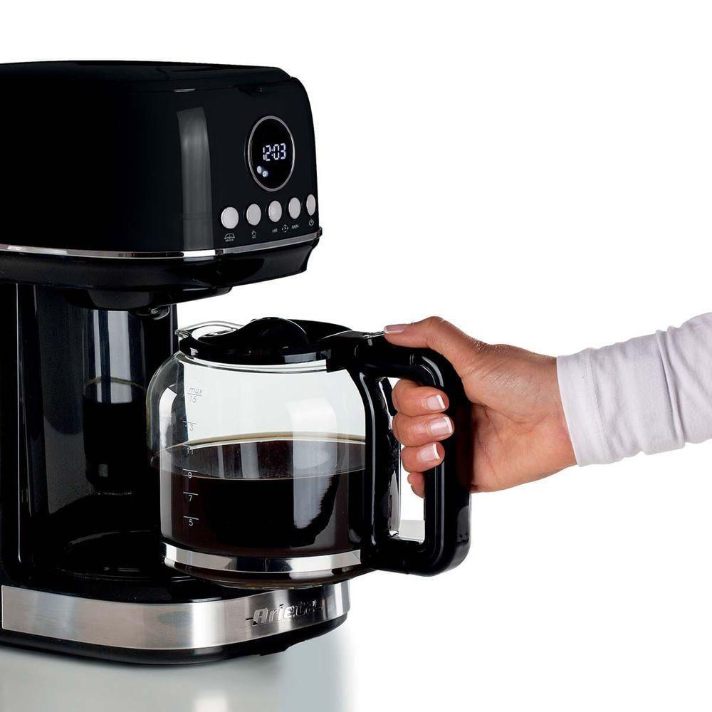 Máquina De Café Programável Moderna 110V Ariete Preta