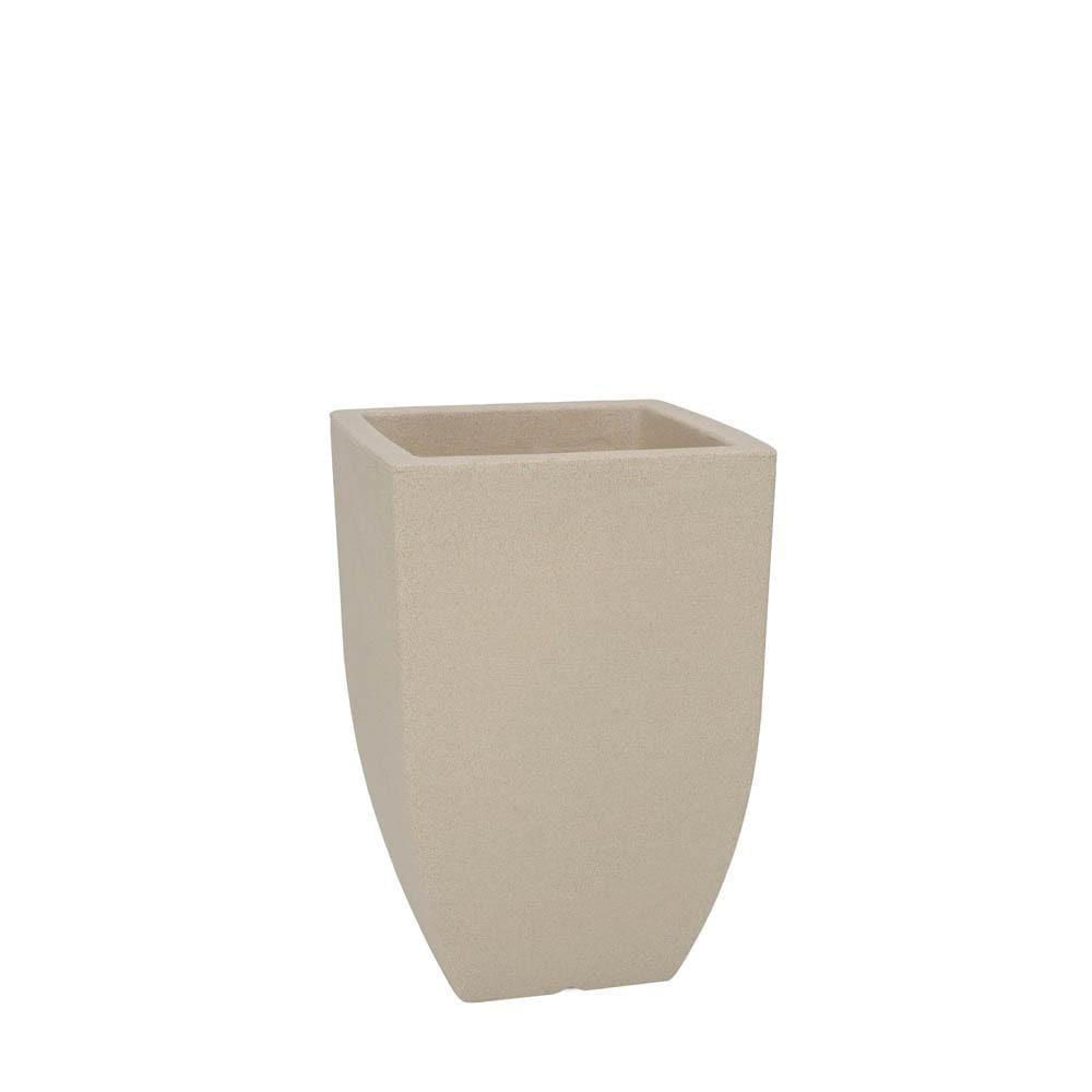 Vaso Malta Trapézio Fosco 30x45cm Caixa Master Com 3 Unidades Granito Areia