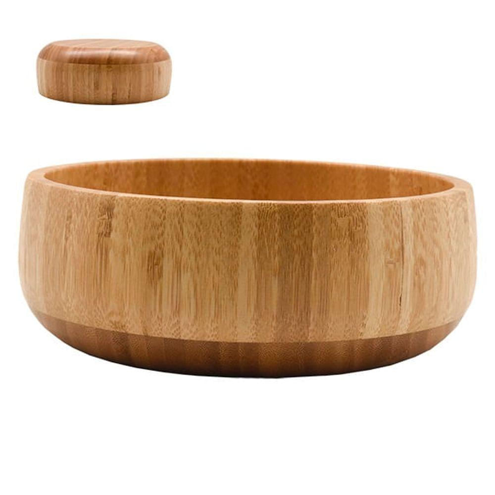 Saladeira em Bambu 18x6,5cm Kenya - Elegância Natural