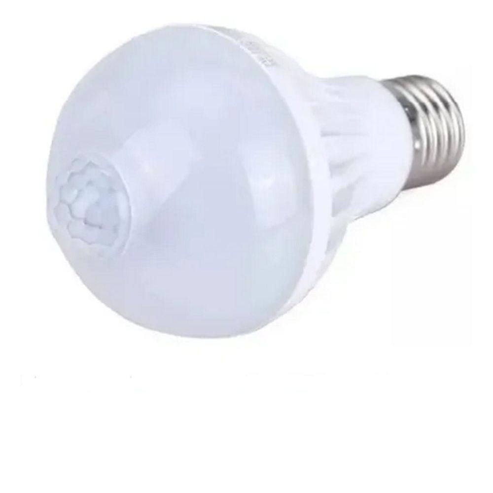 Lâmpada Led Bulbo E27 9w Com Sensor De Presença