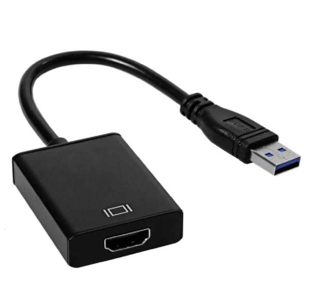 Convesor Adaptador Usb 3.0 x Hdmi 1080p Audio Video Compativel Pc Win 7/8/10