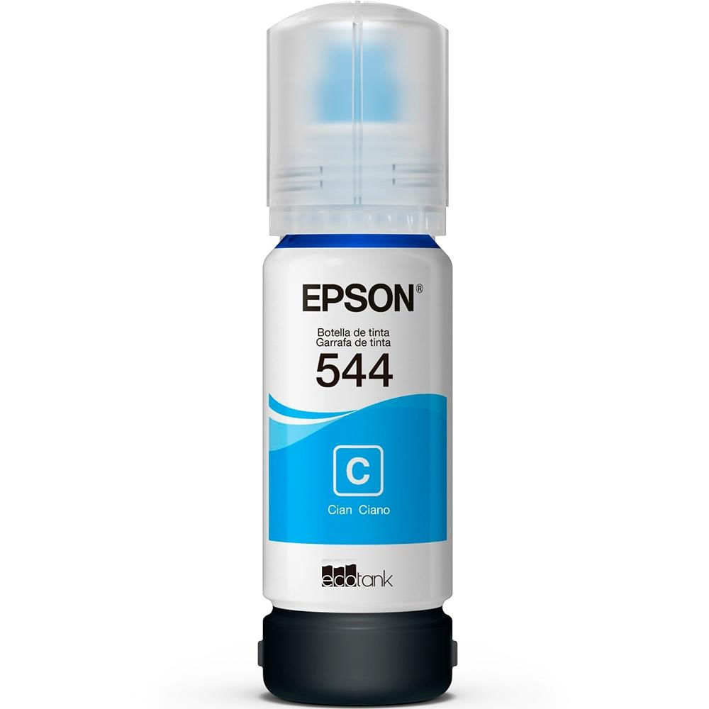 Refil de Tinta Epson T544 Ciano Original