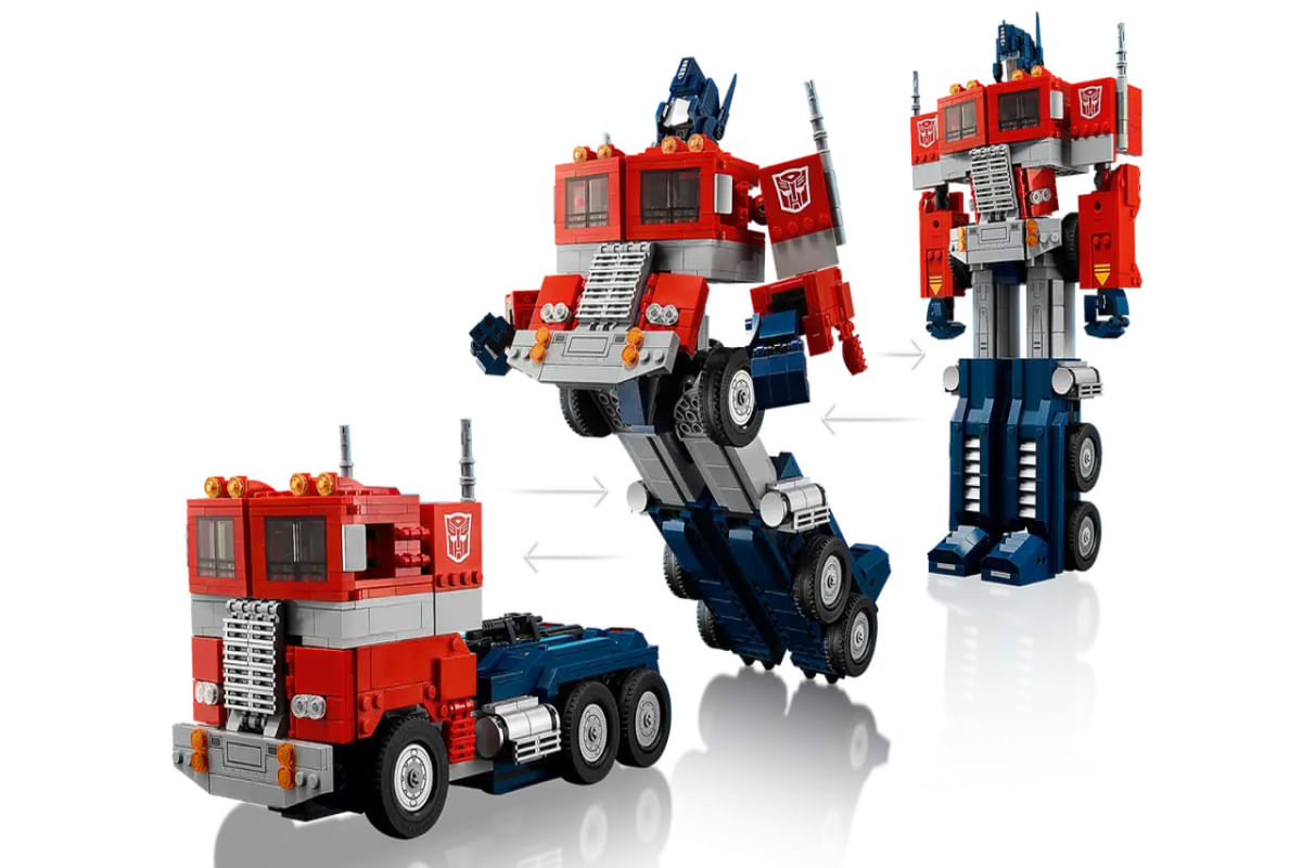 Lego Optimus Prime Transformers 2 Em 1 1508 Peças - 10302