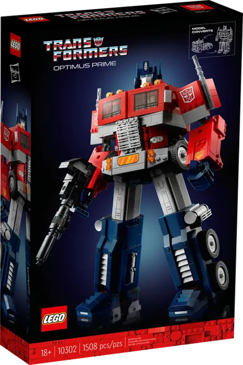 Lego Optimus Prime Transformers 2 Em 1 1508 Peças - 10302