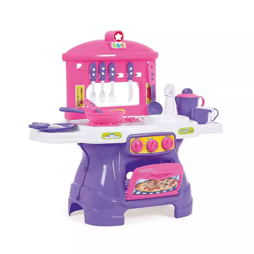 Kit Jogo De Cozinha Infantil Completo Para Comidinha Le Chef