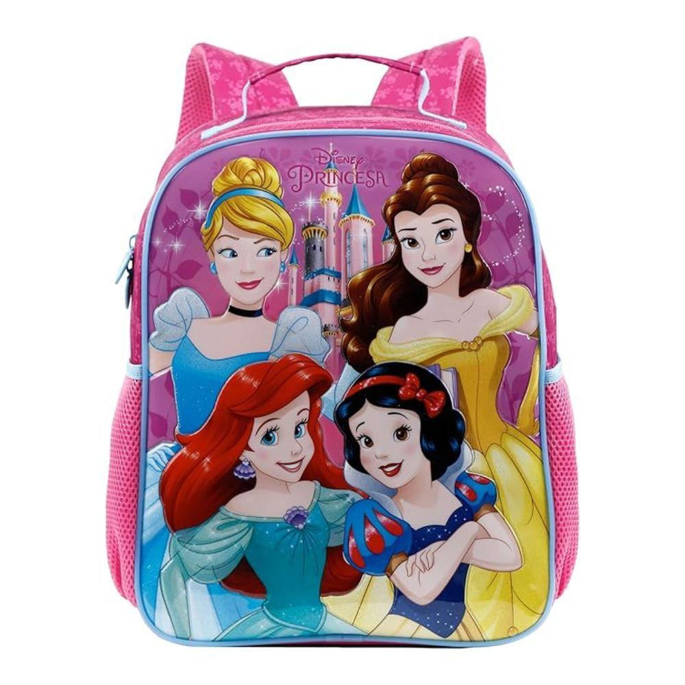 Mochila De Costas 14 Escolar Princesas Disney