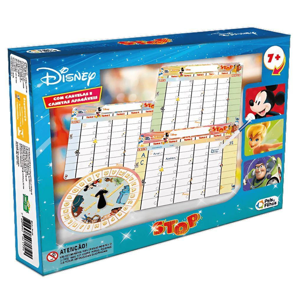 Jogo Stop Disney C- Roleta - Pais E Filhos